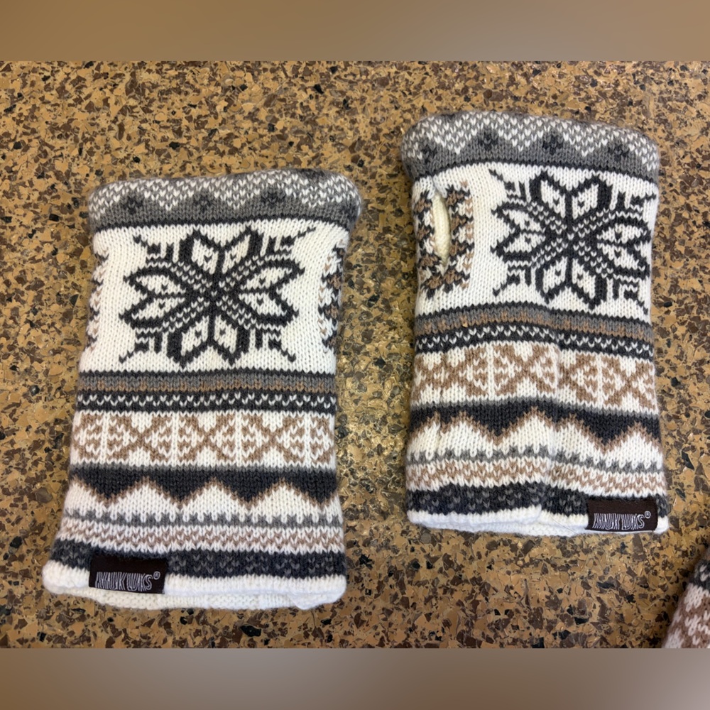 Winter Knit Snowflake Accessory Set - image 2